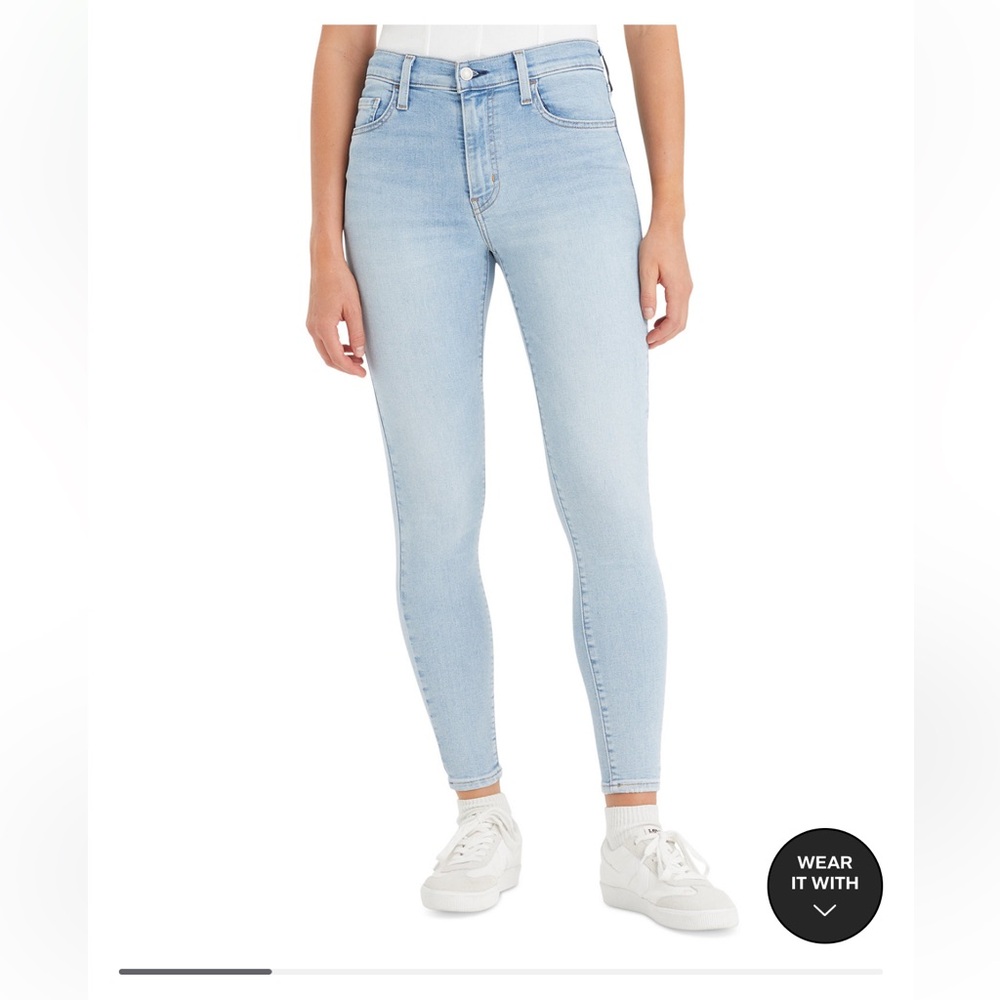 NWT Women's Levi’s 720 High-Rise Stretchy Super-Skinny Jeans - Picture 5 of 5
